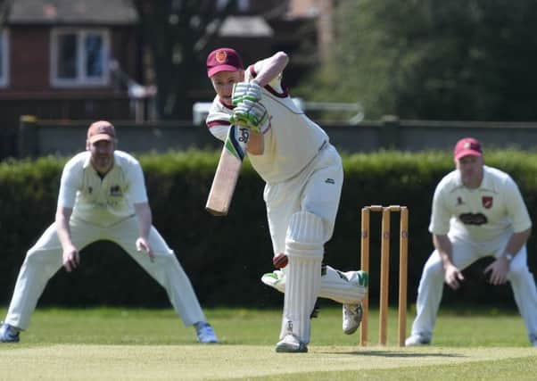 Dawdon's Nathan Newton bats at Ryhope on Saturday. Picture by Kevin Brady
