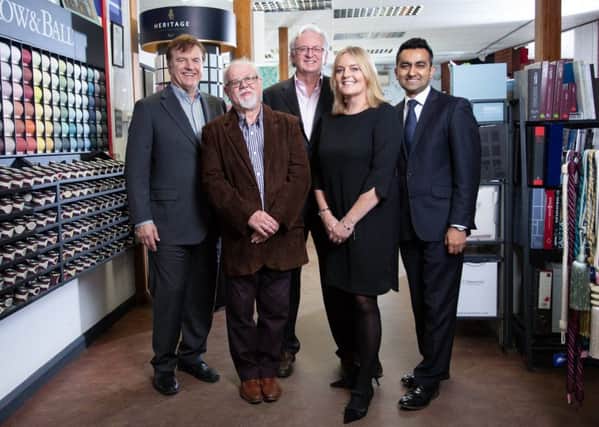 From left, Ian Gilthorpe (Square One Law), Chris Oliver, Anthony Oliver, Catherine Hambleton (Fred Williamson & Sons Ltd) and Ashraf Ali (Square One Law)