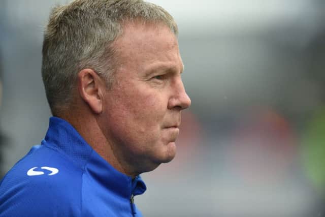 Portsmouth manager Kenny Jackett during the pre-season friendly match at Fratton Park, Portsmouth. PRESS ASSOCIATION Photo. Picture date: Saturday July 22, 2017. See PA story SOCCER Portsmouth. Photo credit should read: Daniel Hambury/PA Wire. RESTRICTIONS: EDITORIAL USE ONLY No use with unauthorised audio, video, data, fixture lists, club/league logos or "live" services. Online in-match use limited to 75 images, no video emulation. No use in betting, games or single club/league/player publications.