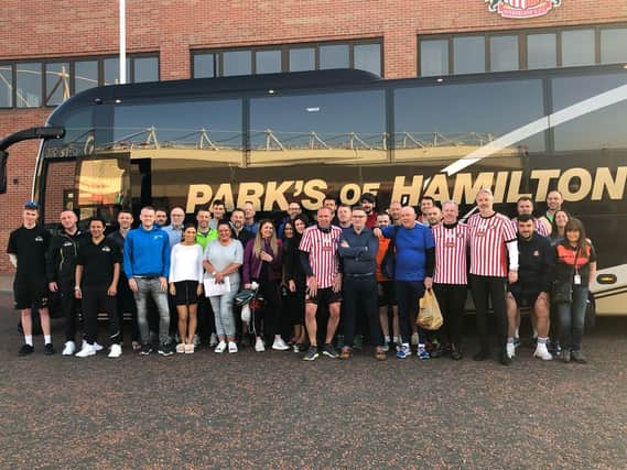 Sunderland AFC staff have set off on their epic charity challenge.