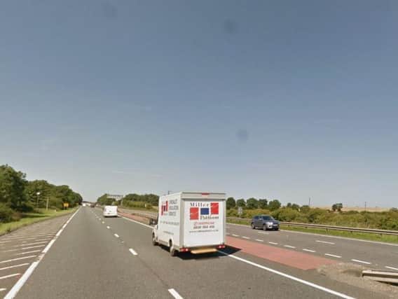 The collision has happened on the A19 between Wolviston and Hart. Image copyright Google Maps.