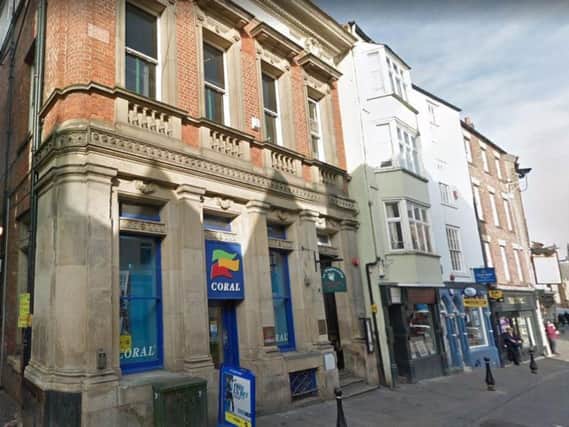 The incident happened outside Fabio's Bar andLa Spaghettata in Durham. Image copyright Google Maps.