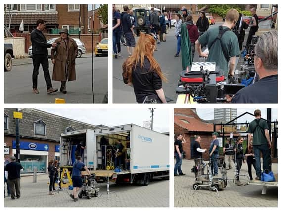 Scenes for the upcoming series of Vera being filmed in Sunderland.