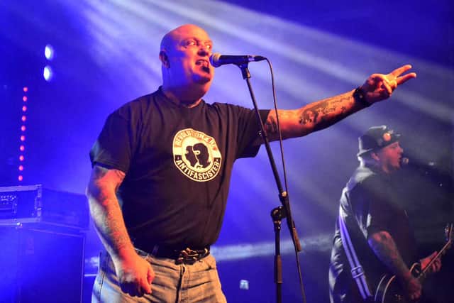 Original frontman Mensi continues to tour with the latest line-up of the Angelic Upstarts.