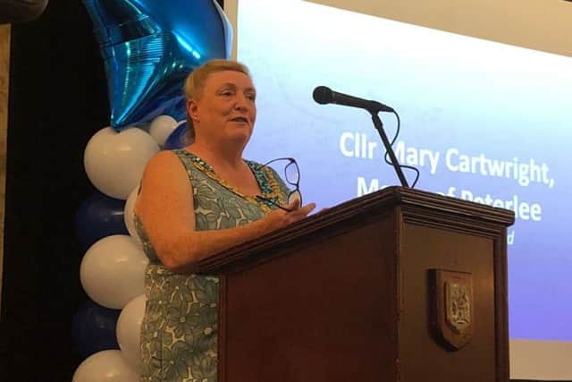 Mayor of Peterlee Councillor Mary Cartwright told the audience "It takes skill to be a parent, heartache, love and discipline in equal measures."