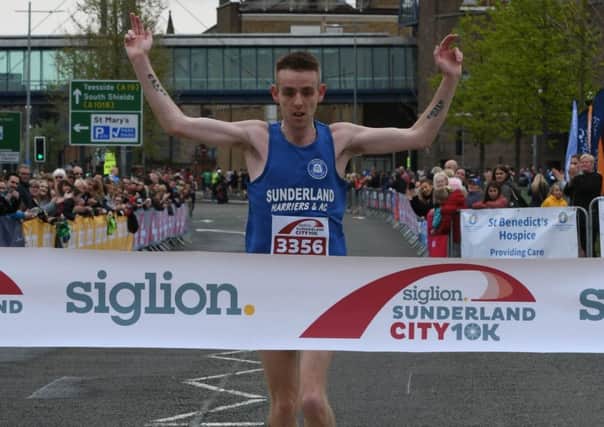 Siglion Sunderland 10K race winner  Andy Powell of Sunderland Harriers. Picture by Kevin Brady