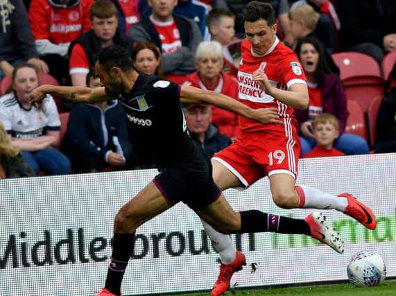 Stewart Downing on the ball for Middlesbrough. Picture by Frank Reid.