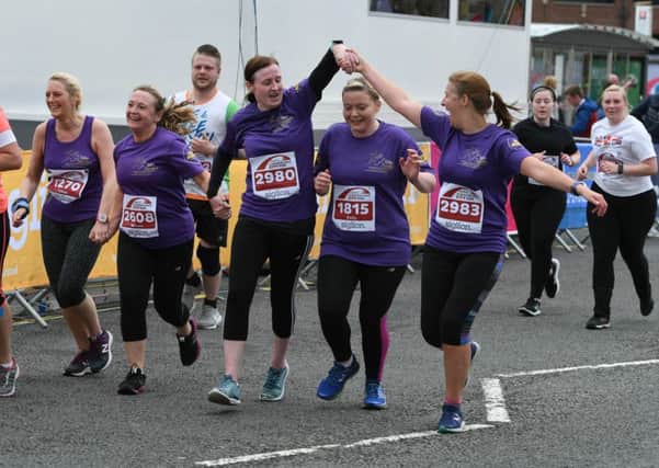 Some of the runners taking part in the Sunderland 10K race.