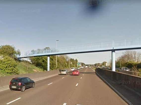 The southbound A1M near Birtley. Pic from Google Images