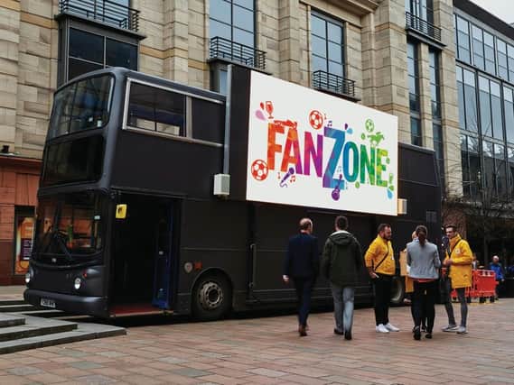 The Fanzone bus