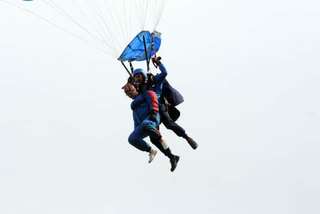 Gemma Lowery did a charity skydive in memory of son Bradley on  his seventh birthday.