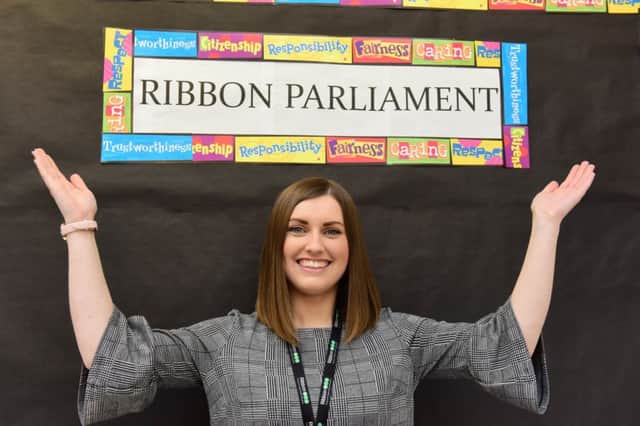 Year 6 teacher at The Ribbon School, Barnes Road, Murton, Amy Duke, who has been given a Parliament Awards for her work.
