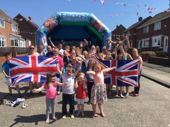 The Royal Wedding street party on Padgate Road, Sunderland.