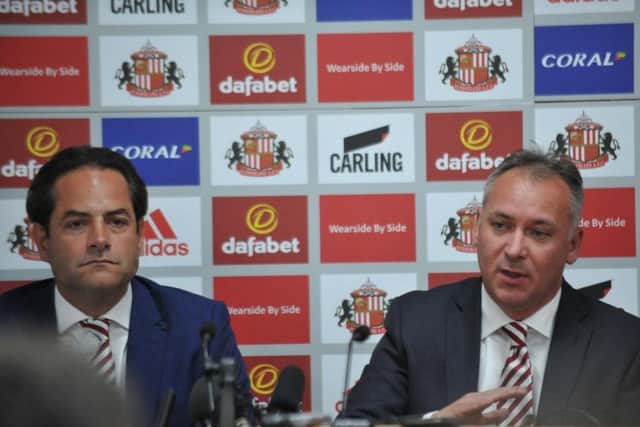 Sunderland's new owners, Charlie Methven and Stewart Donald