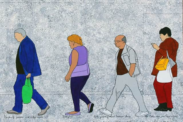 One of the panels from SLABS (lite) at The Bridges in Sunderland.