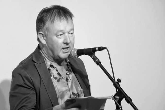 Poet Harry Gallagher.