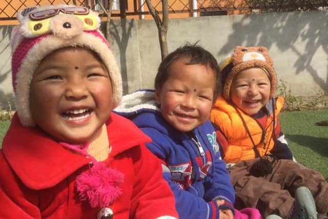 Little cuties in Nepal.