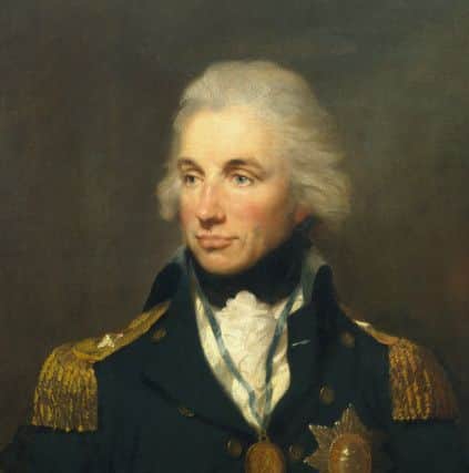 Lemuel Francis Abbotts Nelson portrait, on loan from the National Portrait Gallery.