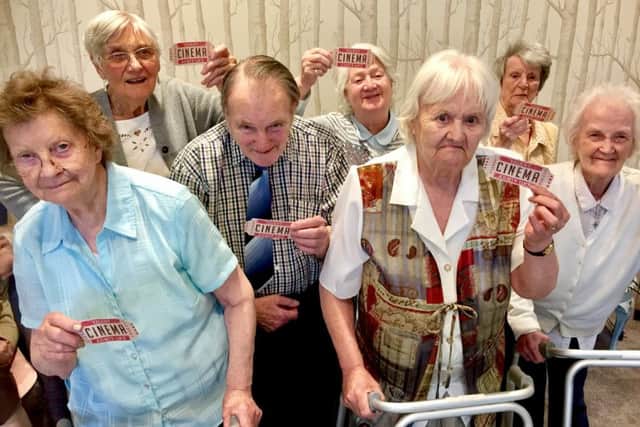 Care home residents took part in a special project as they revisited their youth for a new film