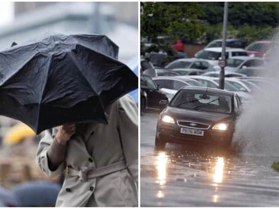Rain is bringing delays for Bank Holiday traffic across the region