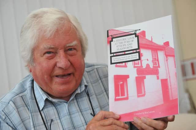 Ron Lawson with his latest book of Sunderland's Pubs.