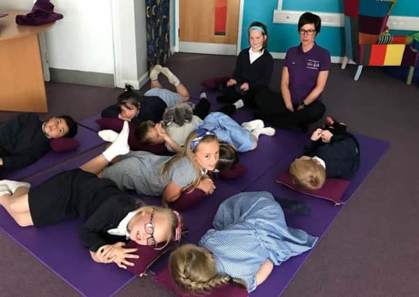 Time to relax at Gillas Lane Primary School.