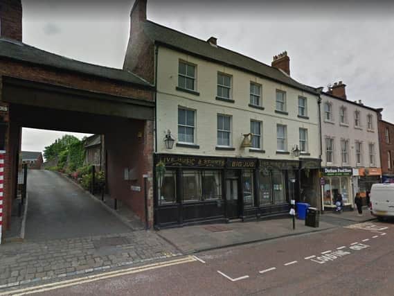 The incident happened near to the Big Jug pub on Claypath in Durham. Image copyright Google Maps.
