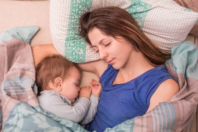 Parents are set to be offered new guidance on safely sharing a bed with their baby, following a rise in cot deaths (Photo: Shutterstock)
